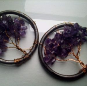 Amethyst Tree of Life pendant